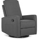 preview thumbnail 1 of 10, Evolur Skye Glider Recliner Silent Night
