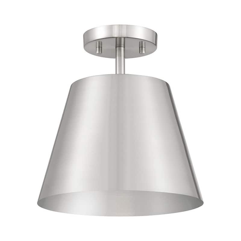 1-Light Ceiling Light By Trade Winds - Brushed Nickel