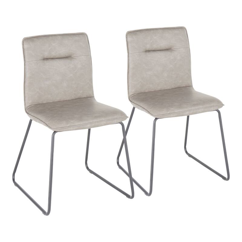 Carbon Loft Lyonne Industrial Dining Chair (Set of 2) - N/A