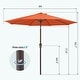 preview thumbnail 62 of 76, 9-ft Patio Market Umbrella with Tilting Pole, Waterproof & Breathable Canopy