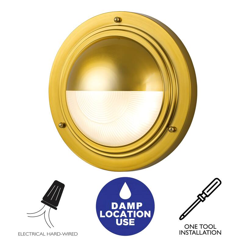 C Cattleya Integrated LED 3CCT Wall Sconce with Frosted Glass
