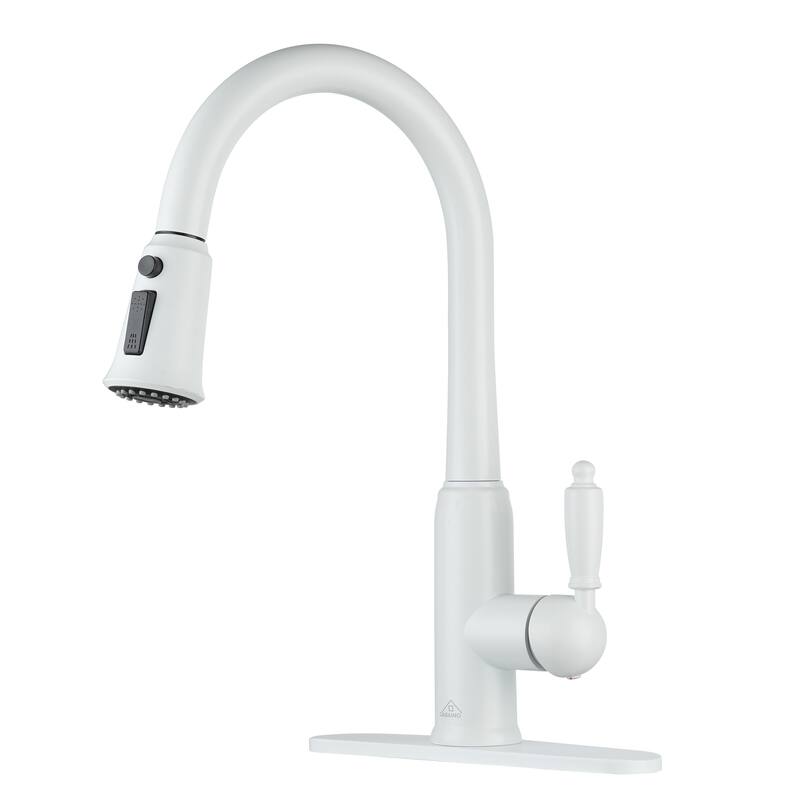 Single Handle Pull-Down Sprayer Kitchen Faucet
