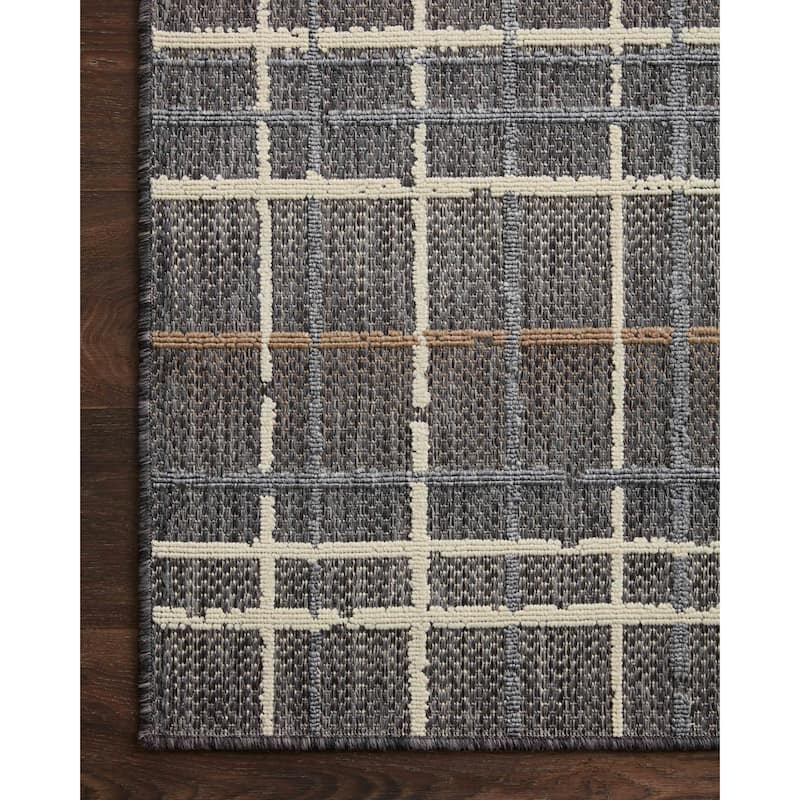 Alexander Home Renee Modern Plaid Indoor / Outdoor Rug