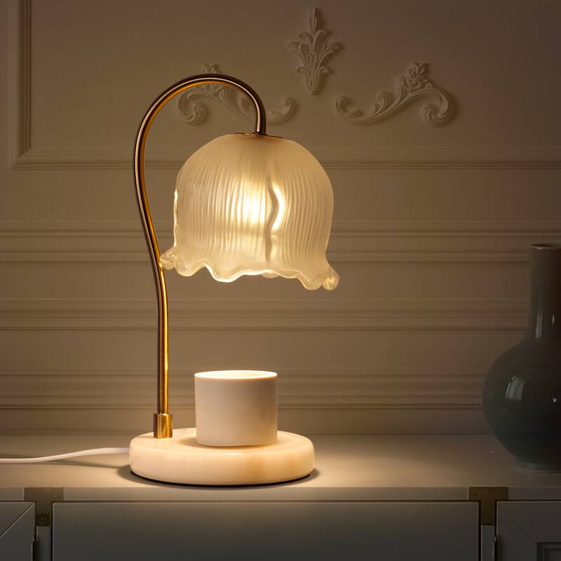 Lily Candle Warmer with Mable Base