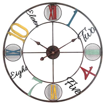 Yosemite Home Decor Whimsical Design Wall Clock - 1.8 x 26.8 x 26.8