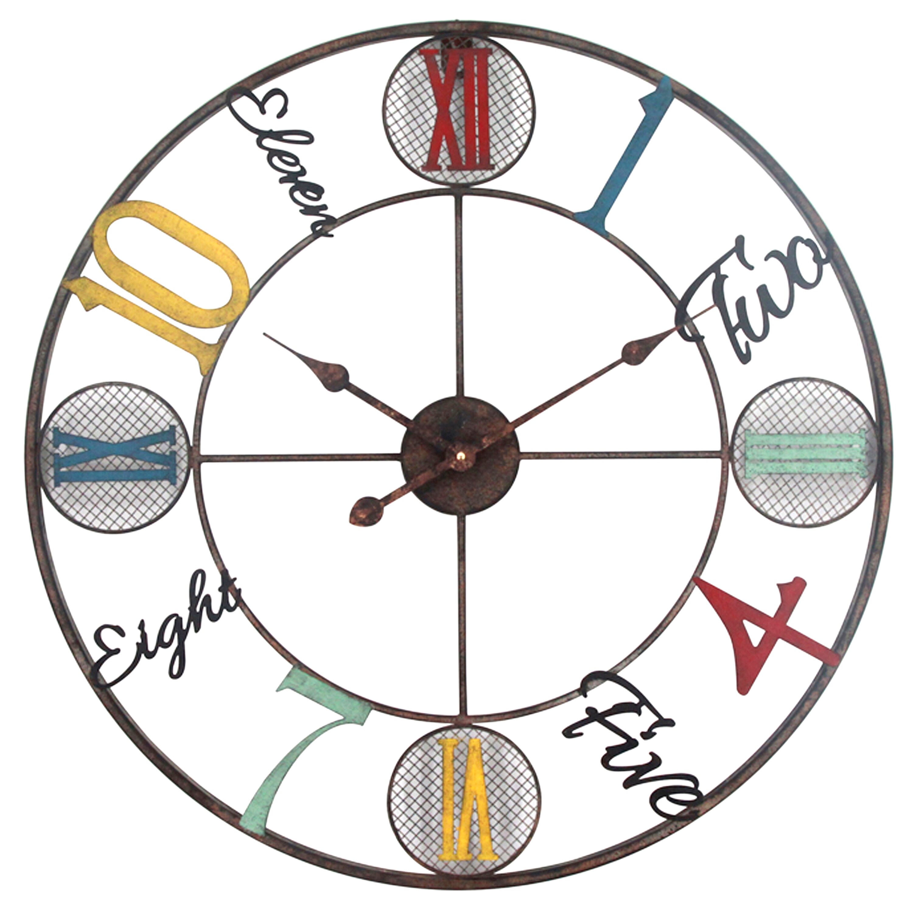 Bohemian & Eclectic Wall Clocks Bed Bath & Beyond