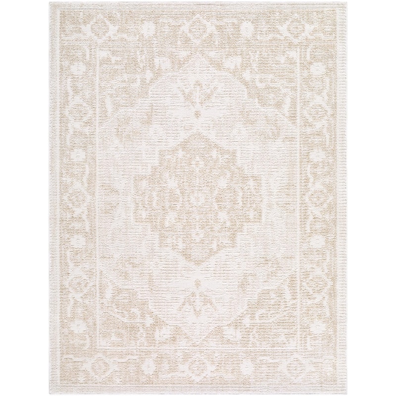 Elle Decor x Livabliss Odeon Modern Area Rug - 9' x 12' - Cream/Ivory