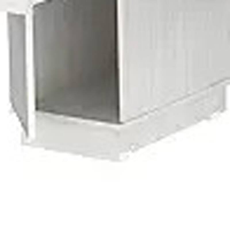 49" White Computer Desk With Three Drawers