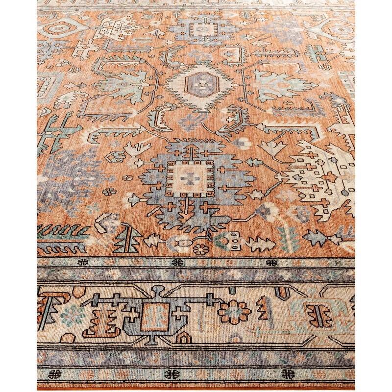 Serapi One-of-a-Kind Hand-Knotted Area Rug - Orange - 9' 11" x 13' 9"
