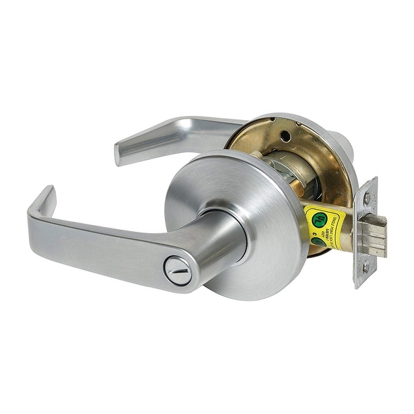 Best Access 9K30L15CS3 9K Series Privacy Door Lever Set with "15" Lever, "C" Trim, S3 Strike and 2-3/4" Backset - Satin Chrome