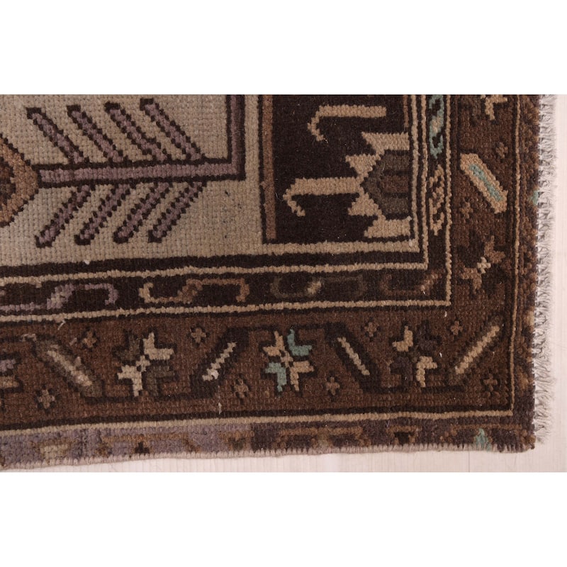 ECARPETGALLERY Hand-knotted Antalya Vintage Beige Wool Rug - 2'11 x 4'9