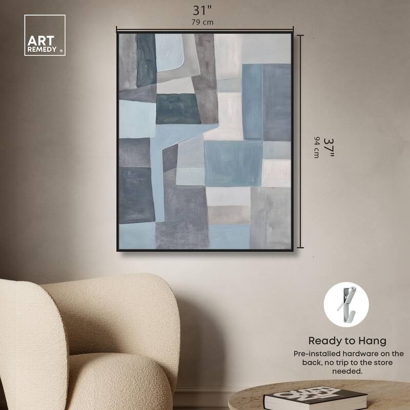 Tessellated Tones I Canvas by Art Remedy
