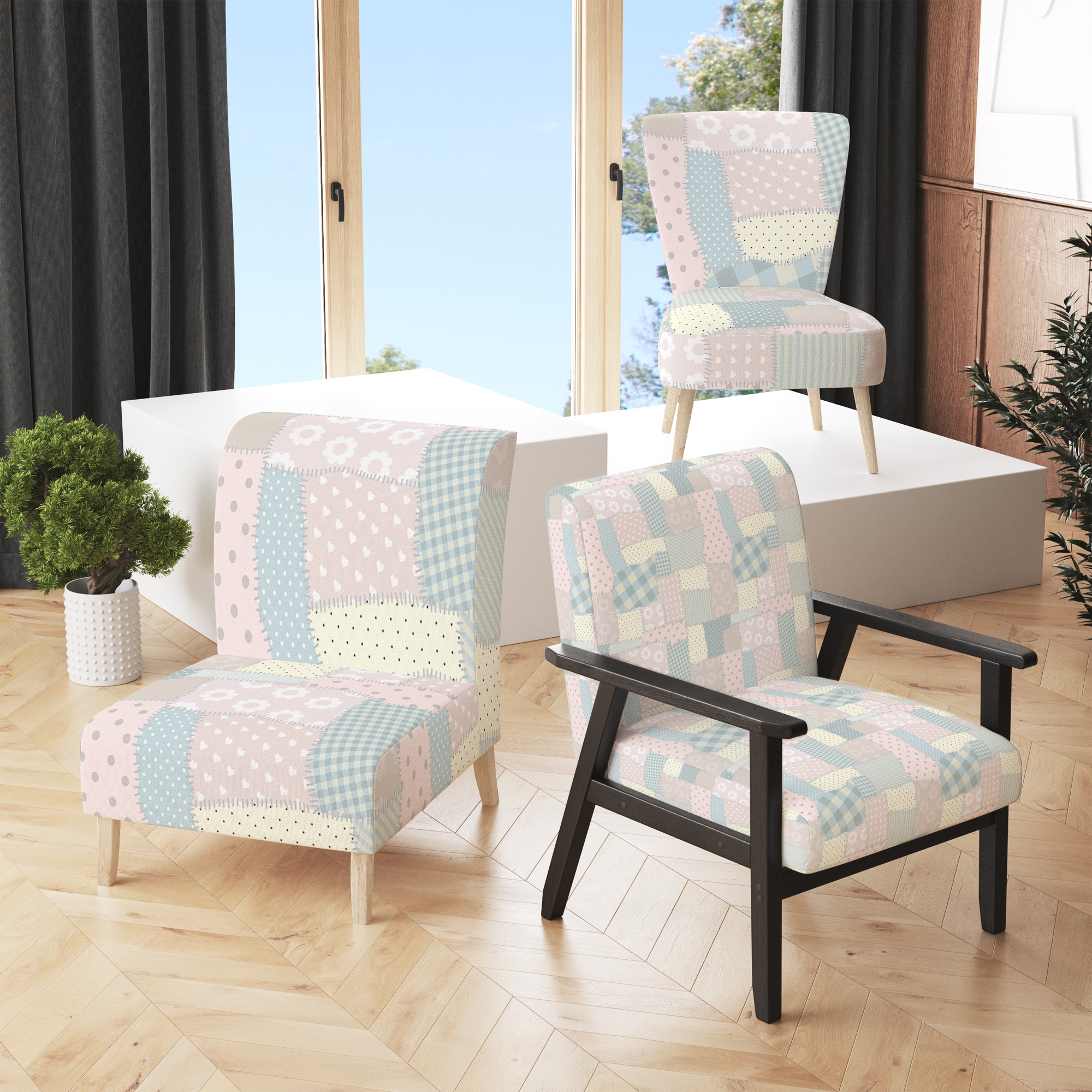 Pastel accent chairs hot sale