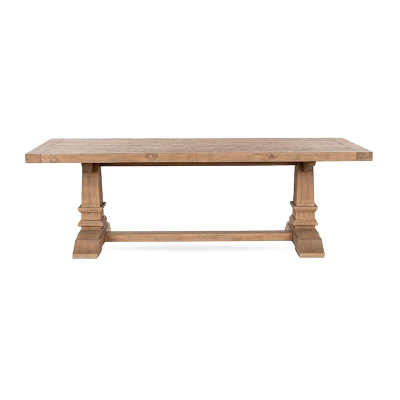Allegra 94" Reclaimed Pine Wood Dining Table in Natural