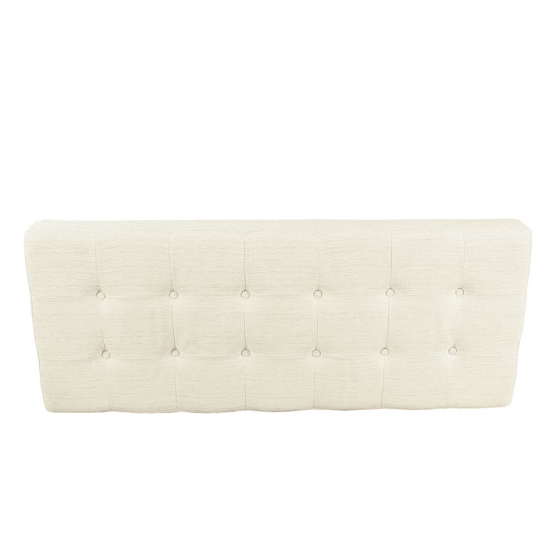 HomePop Tufted Top Metal Bench