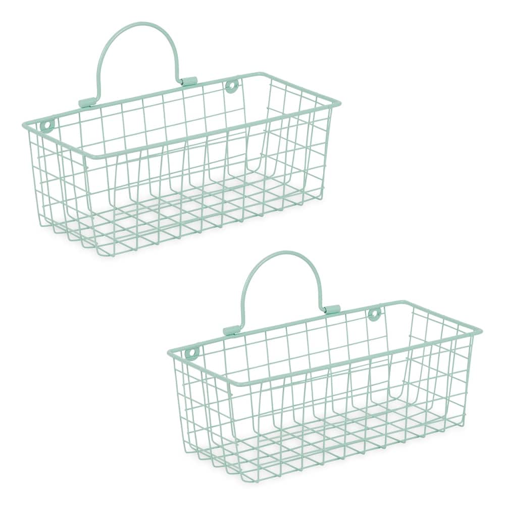 DII Wire Wall Basket(Set of 2) Grey