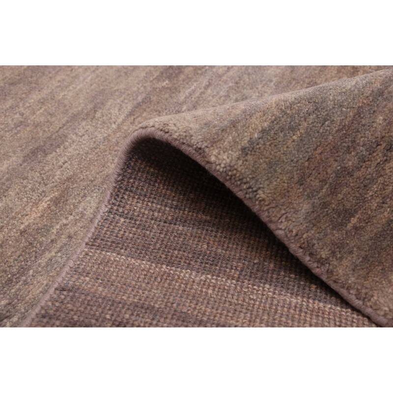 ECARPETGALLERY Hand-knotted Pak Finest Gabbeh Grey Wool Rug - 4'1 x 5'11