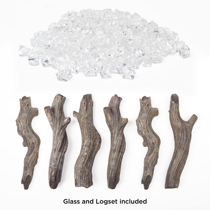 Benjamin 81" Smart Landscape Electric Fireplace by Real Flame