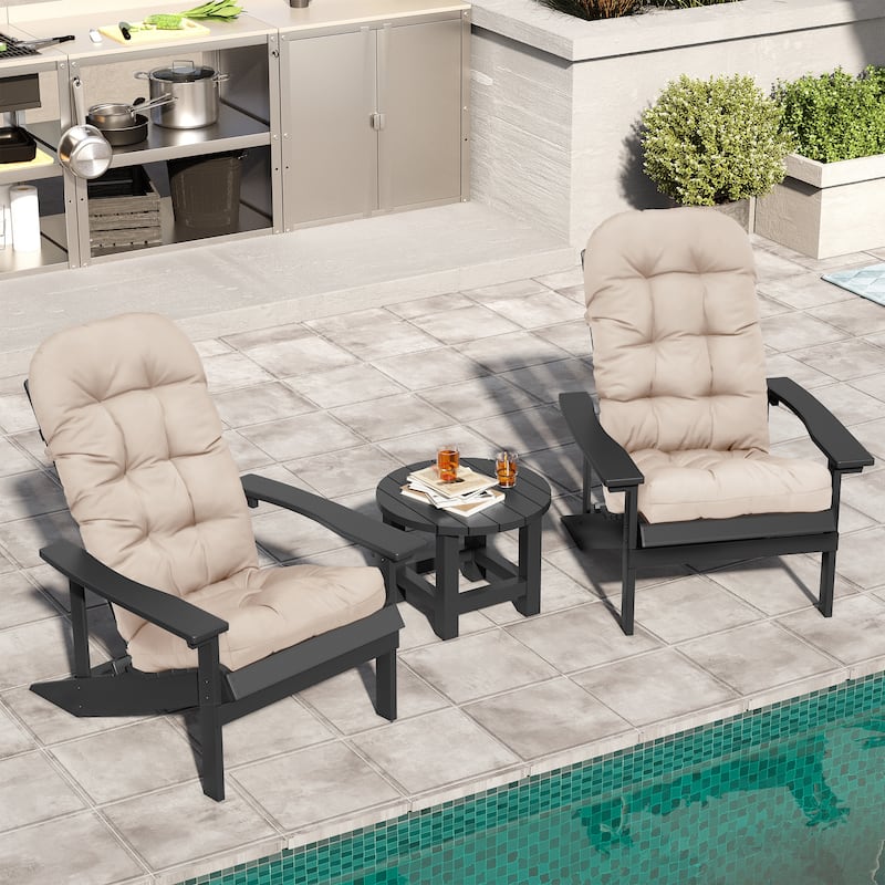 Adirondack Style Patio Outdoor Chair Cushion for Adirondack Chair or Lounge Rocking Chair - See picture