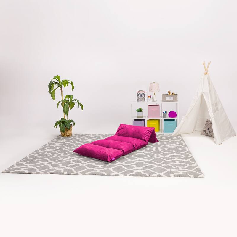Kids Floor Pillow Cover,Premium Cushion and Lounger Covers for Pillows