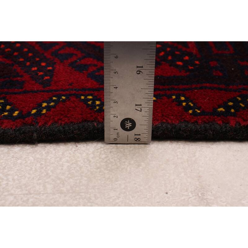 ECARPETGALLERY Hand-knotted Royal Baluch Red Wool Rug - 3'1 x 5'10