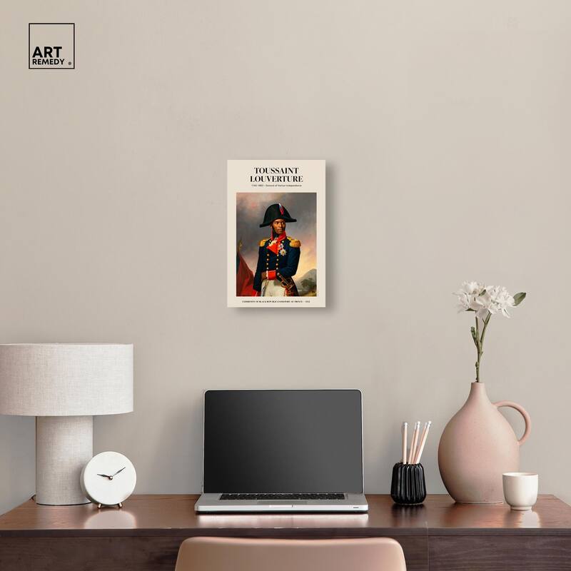 Toussant Louverture Canvas by Art Remedy, Gallery Wrapped