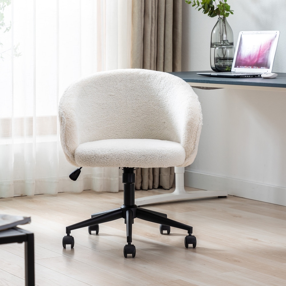 Cute white desk chair deals