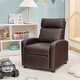 preview thumbnail 9 of 32, Gymax Kids Recliner Chair Adjustable Leather Sofa Armchair w/ Footrest