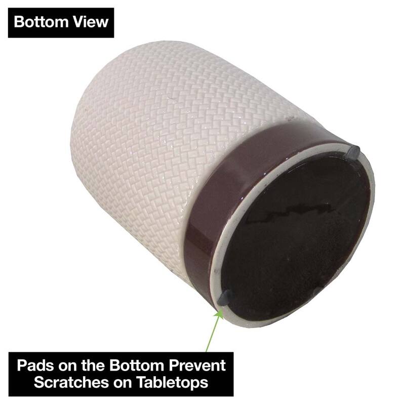 Southern Patio Alice Ceramic Indoor Pot Planter (Pack of 2) - 8" Diameter (2-pack)