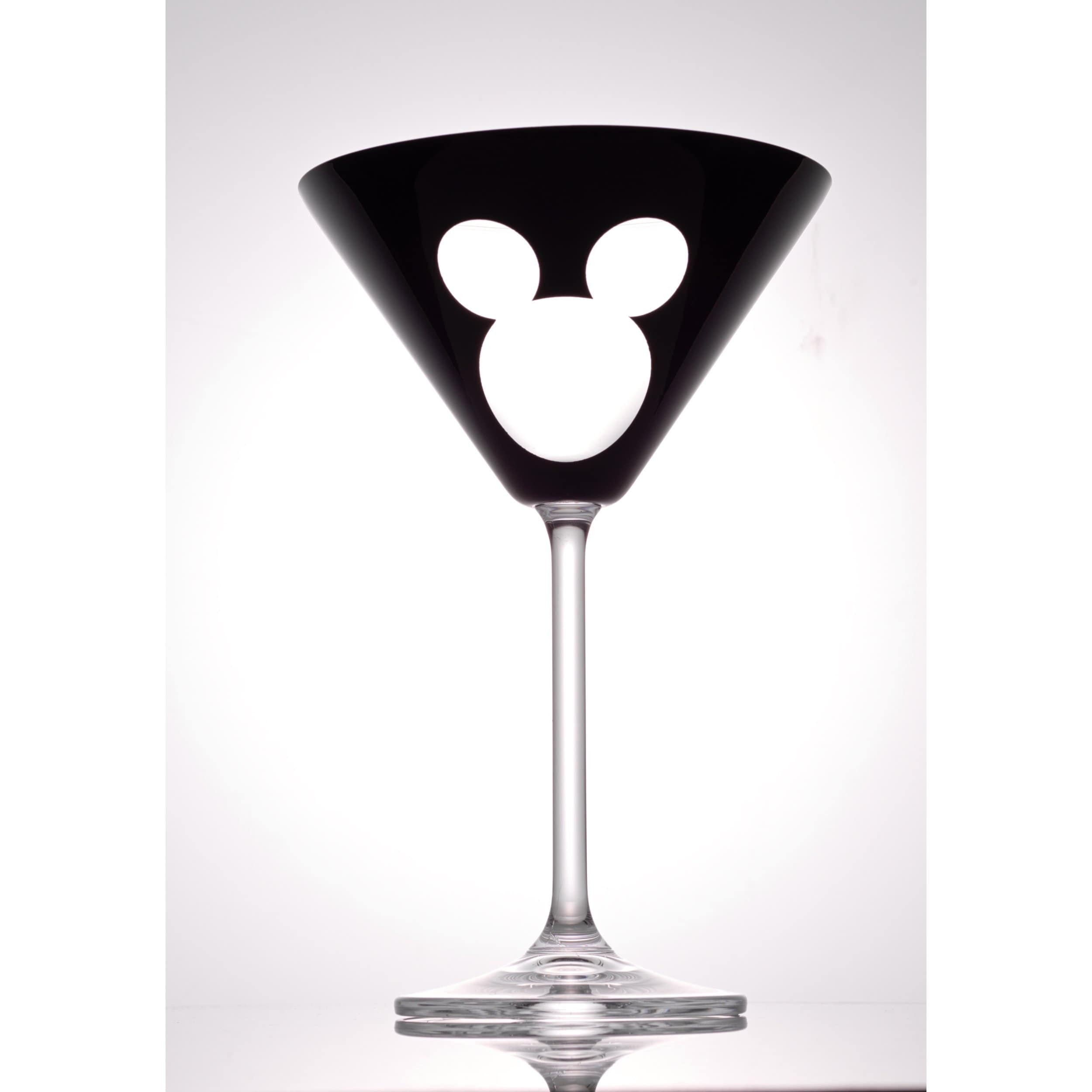 JoyJolt Disney Geo Picnic Mickey Mouse Stemless Wine Glasses - 15 oz - Set  of 4 in 2023