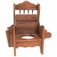 preview thumbnail 4 of 12, Children's Oak Potty Chair With Lid - Michael's Cherry Stain