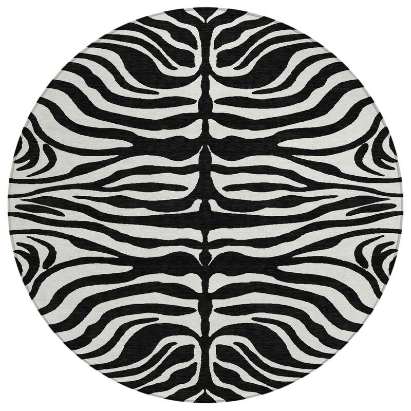 HomeRoots Animal Print Transitional Rectangle Outdoor Rug