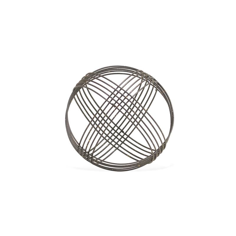 Silver Metal Orb with a 8.25" Diameter