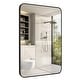preview thumbnail 3 of 31, Mirror Trend Round Flat Metal-framed Wall Mirror