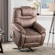 preview thumbnail 1 of 19, Nestfair Power Lift Recliner with Adjustable Massage and Heating System Brown