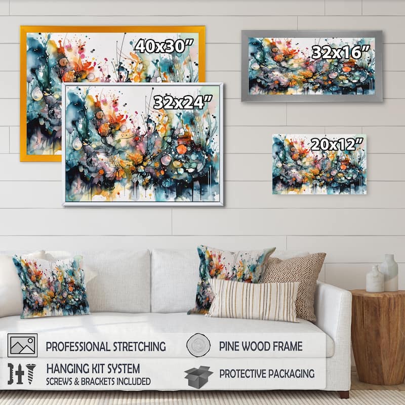 Designart "Captivating Boho Dance Ii" Abstract Framed Wall Decor