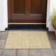 preview thumbnail 96 of 111, Machine Washable Indoor/ Outdoor Modern Dotty Chantille Rug Gold - 1'8" x 2'6"