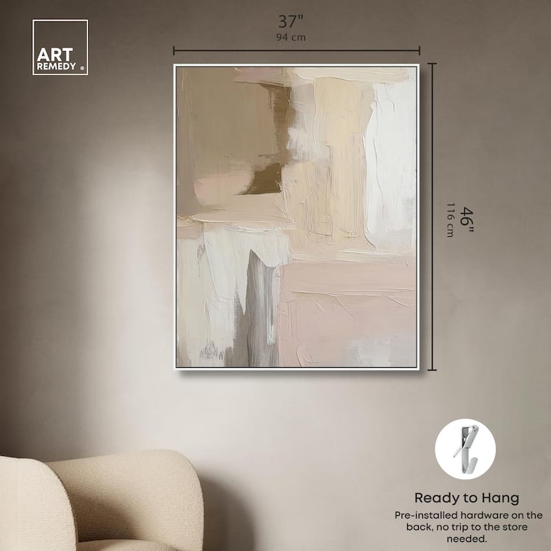 Subtle Earth Tones II Canvas by Art Remedy