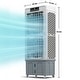 preview thumbnail 3 of 9, Commercial Portable Evaporative 3-in-1 Cooling Fan Double Tower Oscillating Fan With 9.3 Gal Water Tank