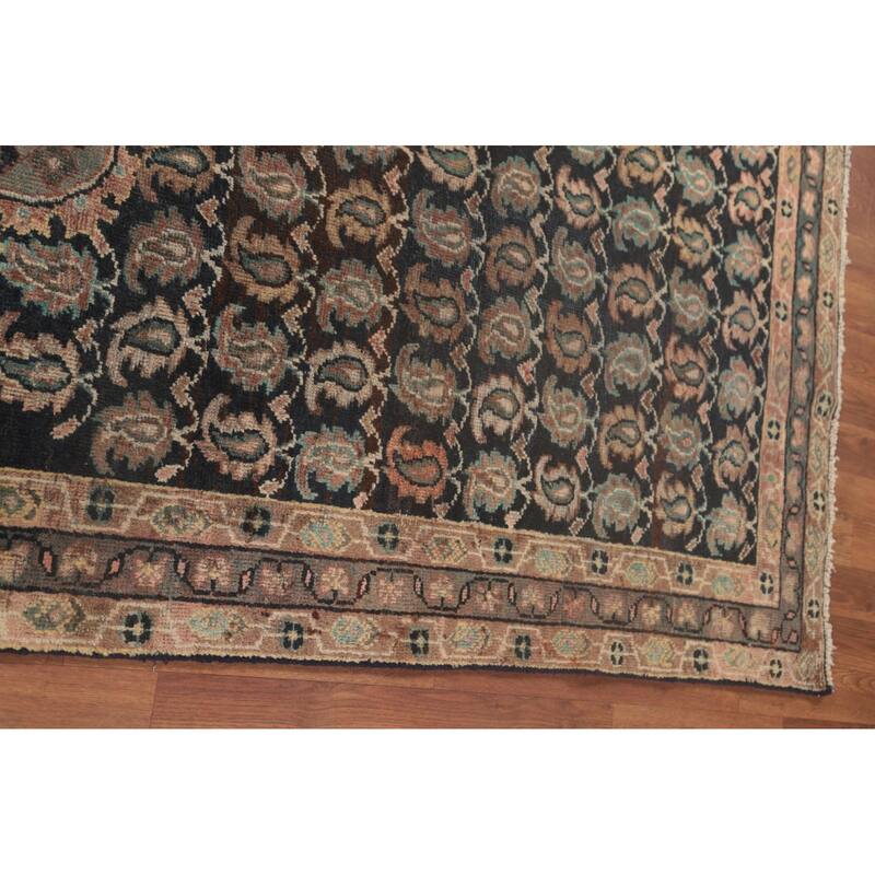 Mahal Persian Runner Rug Wool Carpet - 3'7"x 10'4"