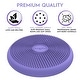 preview thumbnail 5 of 3, Bouncyband® Big Wiggle Seat Sensory Cushion, Purple