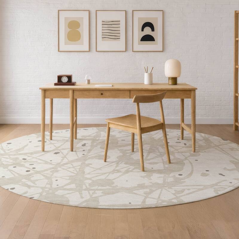 Machine Washable Indoor/ Outdoor Modern Campo Chantille Rug