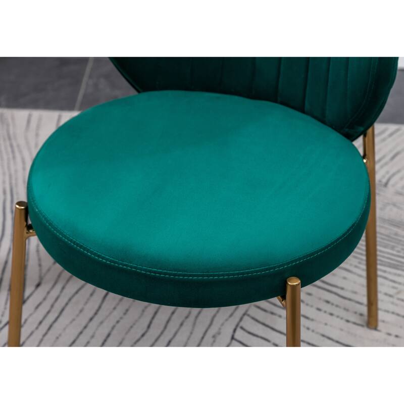 Roundhill Furniture Amoa Contemporary Velvet Upholstery Dining Chair