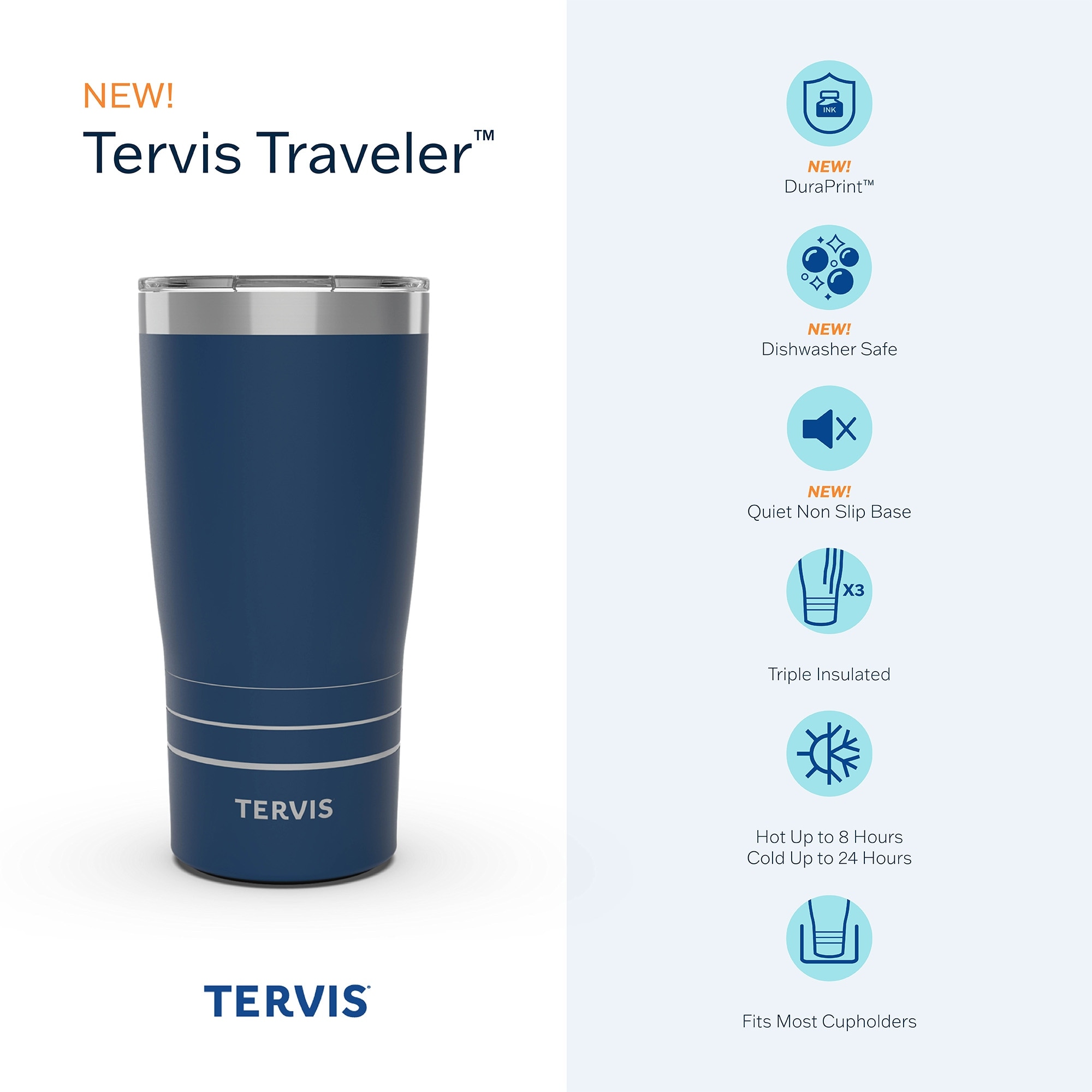 Tervis FA LA Christmas Holiday Gobelet Isotherme En Acier