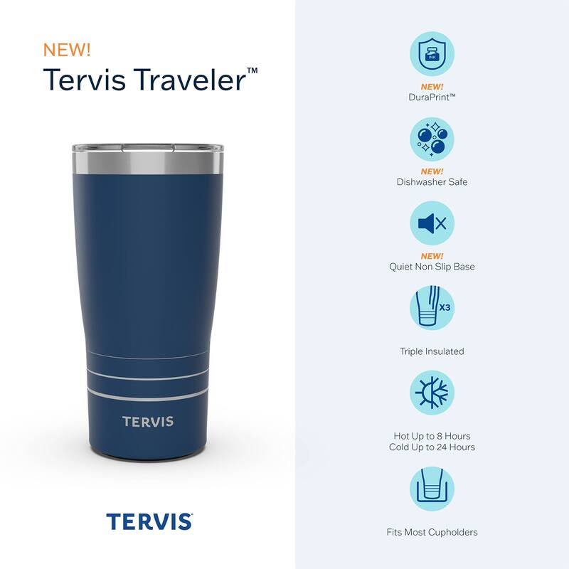 Tervis Traveler Star Wars Vader Trooper Triple Walled Insulated Travel Tumbler, Stainless Steel
