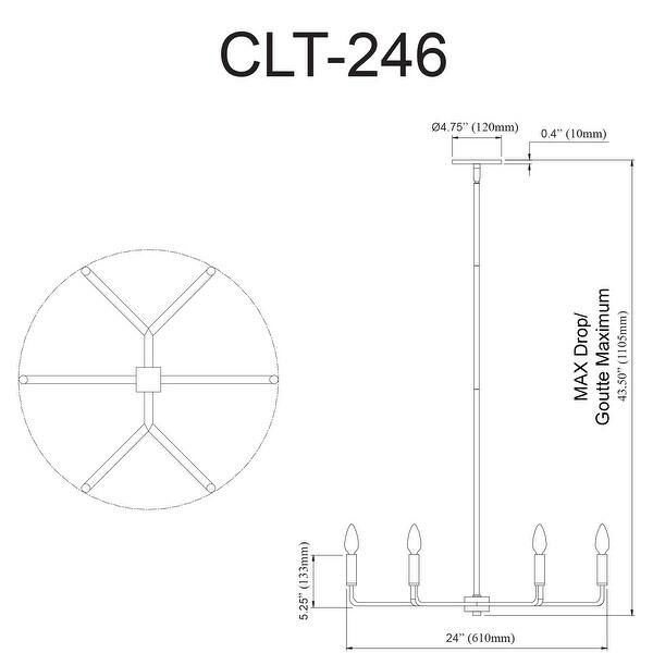 6 Light Incandescent Chandelier, Aged Brass Bed Bath & Beyond 37825263