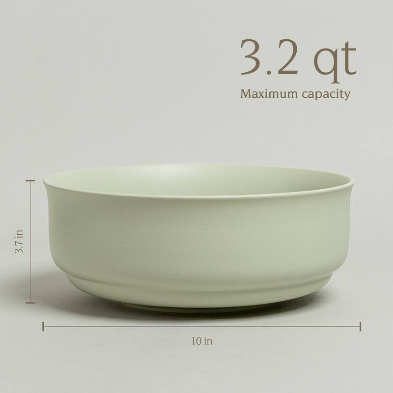 over&back Rimmed Semi-Matte Stoneware Serving Bowl