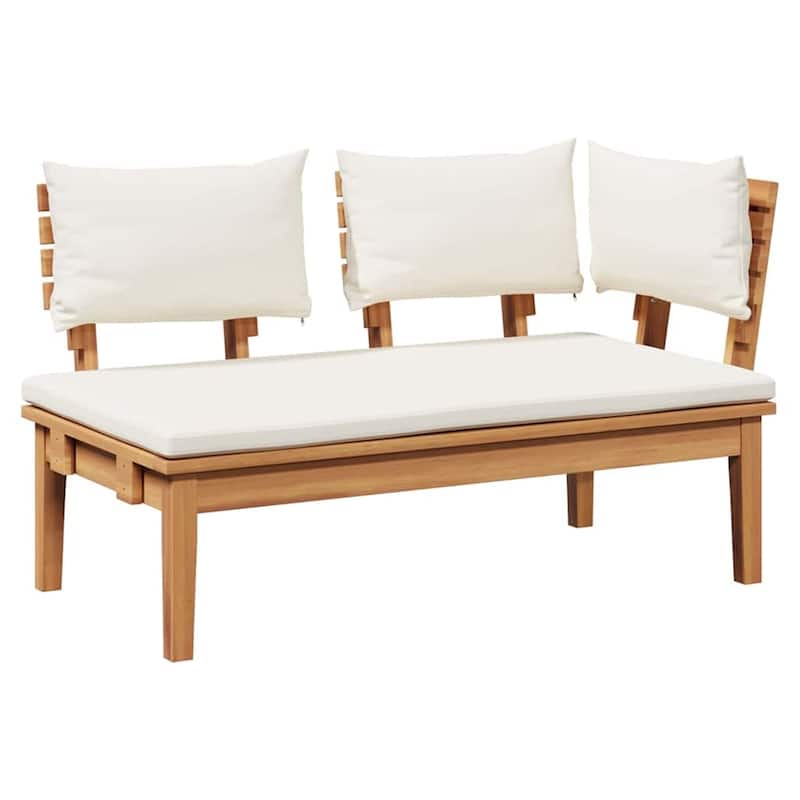 vidaXL Garden Bench Brown Solid Teak wood
