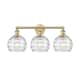 Option Brushed Brass / Clear Deco Swirl