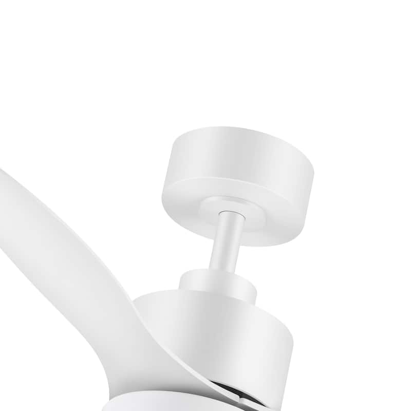42 Inch LED Black/White Ceiling Fan with Lights Remote(3-Blade)